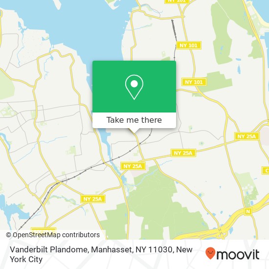 Mapa de Vanderbilt Plandome, Manhasset, NY 11030