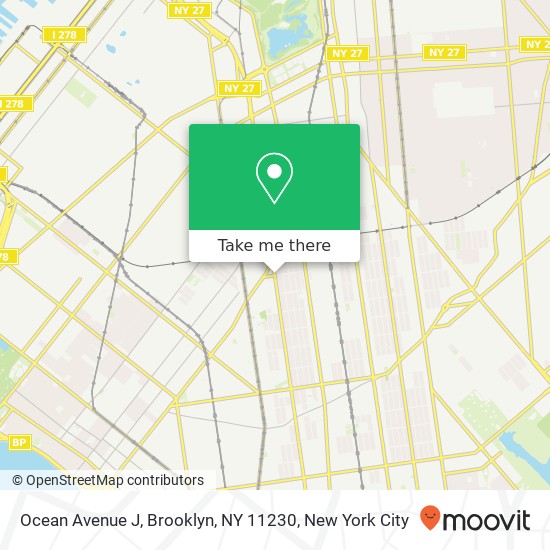 Ocean Avenue J, Brooklyn, NY 11230 map