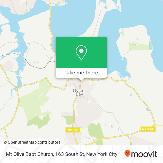 Mapa de Mt Olive Bapt Church, 163 South St