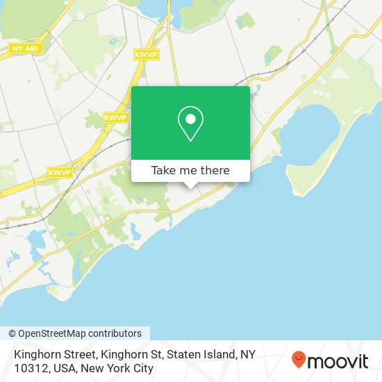 Mapa de Kinghorn Street, Kinghorn St, Staten Island, NY 10312, USA