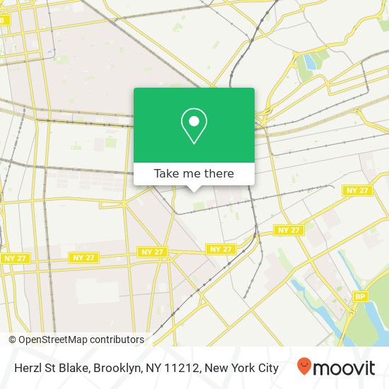 Mapa de Herzl St Blake, Brooklyn, NY 11212