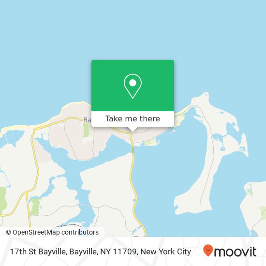 17th St Bayville, Bayville, NY 11709 map