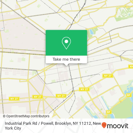 Industrial Park Rd / Powell, Brooklyn, NY 11212 map
