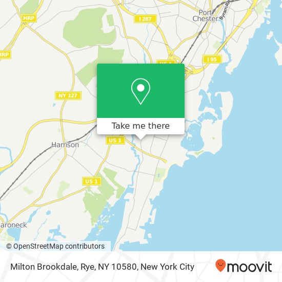 Milton Brookdale, Rye, NY 10580 map