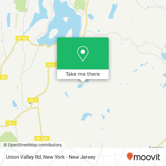 Union Valley Rd, Mahopac, NY 10541 map