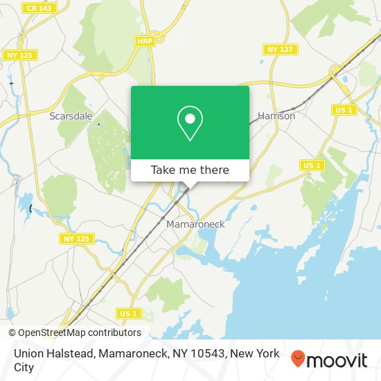 Union Halstead, Mamaroneck, NY 10543 map