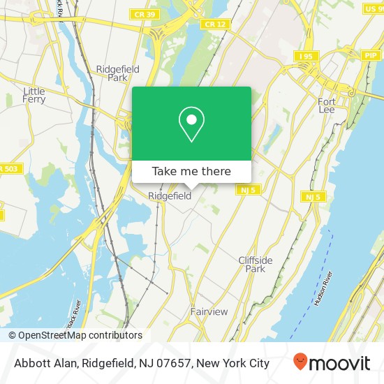 Abbott Alan, Ridgefield, NJ 07657 map