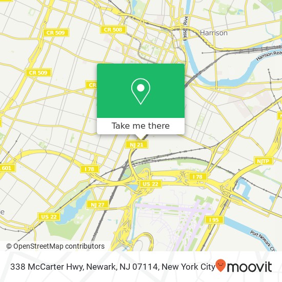 338 McCarter Hwy, Newark, NJ 07114 map