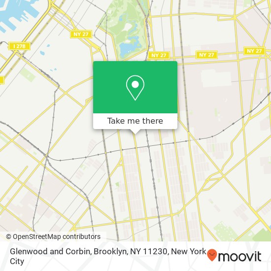 Mapa de Glenwood and Corbin, Brooklyn, NY 11230