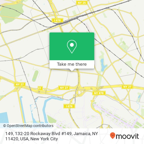 149, 132-20 Rockaway Blvd #149, Jamaica, NY 11420, USA map