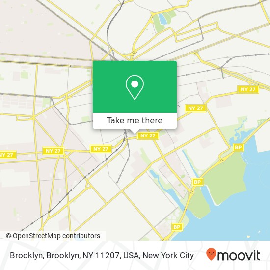 Brooklyn, Brooklyn, NY 11207, USA map