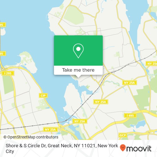 Shore & S Circle Dr, Great Neck, NY 11021 map