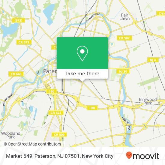 Market 649, Paterson, NJ 07501 map
