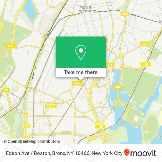 Edson Ave / Boston, Bronx, NY 10466 map