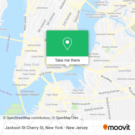 Jackson St Cherry St map