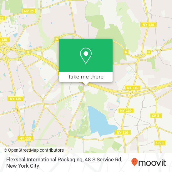 Mapa de Flexseal International Packaging, 48 S Service Rd
