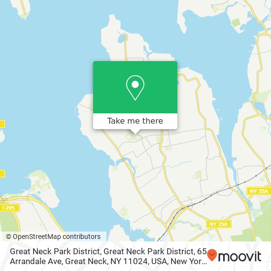 Great Neck Park District, Great Neck Park District, 65 Arrandale Ave, Great Neck, NY 11024, USA map