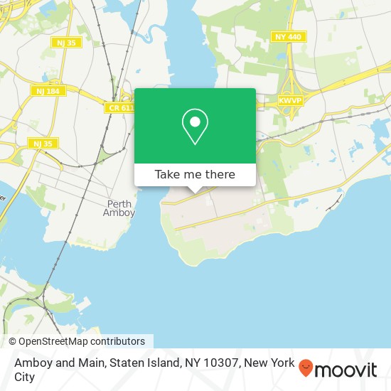 Amboy and Main, Staten Island, NY 10307 map