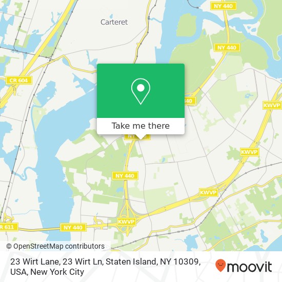 23 Wirt Lane, 23 Wirt Ln, Staten Island, NY 10309, USA map