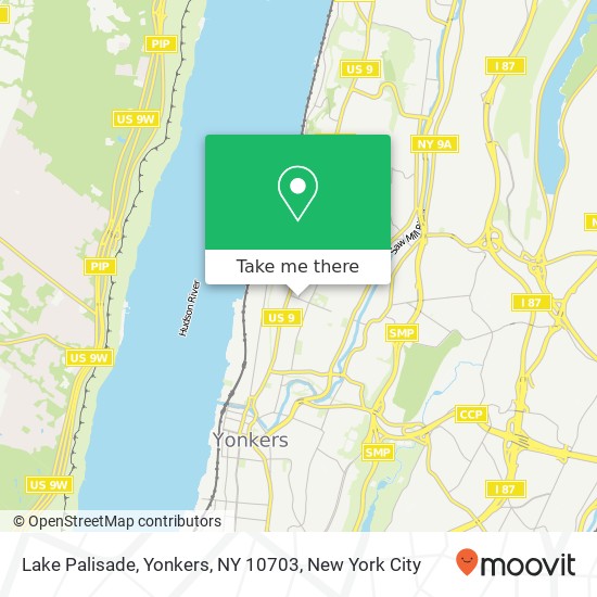 Lake Palisade, Yonkers, NY 10703 map