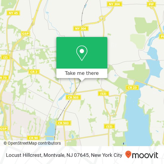Locust Hillcrest, Montvale, NJ 07645 map