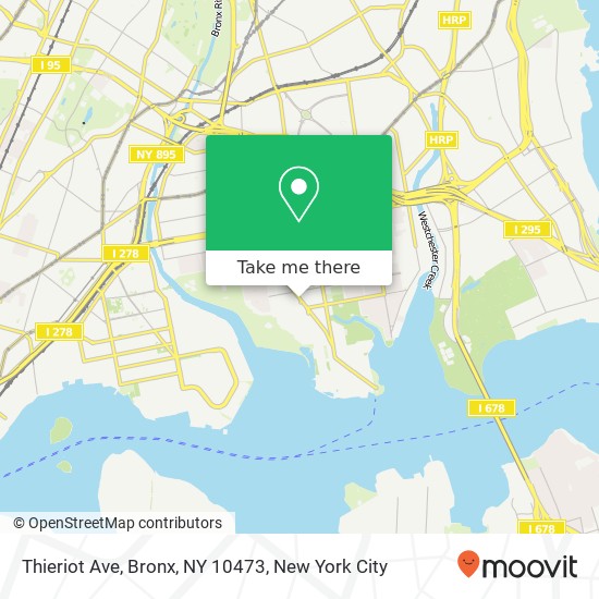 Thieriot Ave, Bronx, NY 10473 map