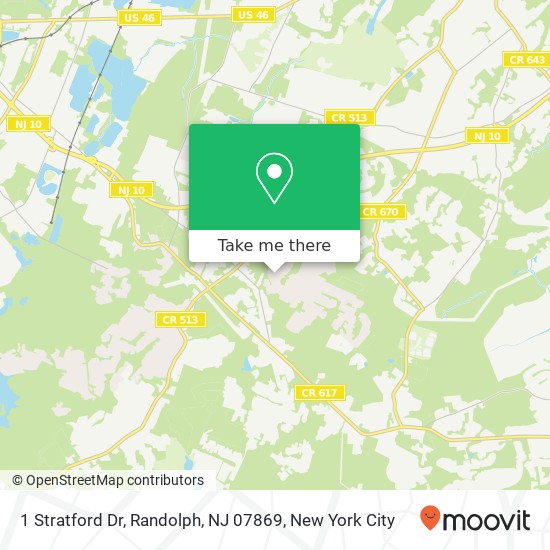 1 Stratford Dr, Randolph, NJ 07869 map