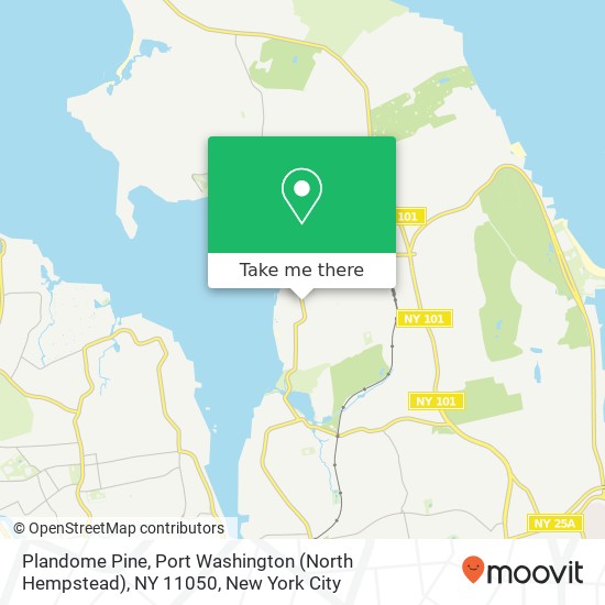 Mapa de Plandome Pine, Port Washington (North Hempstead), NY 11050