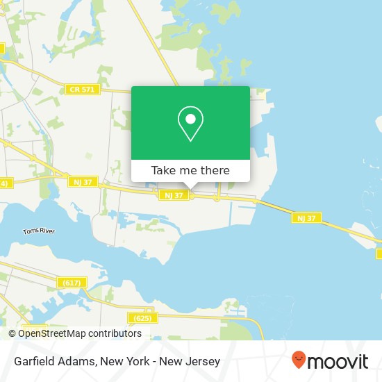 Garfield Adams, Toms River, NJ 08753 map