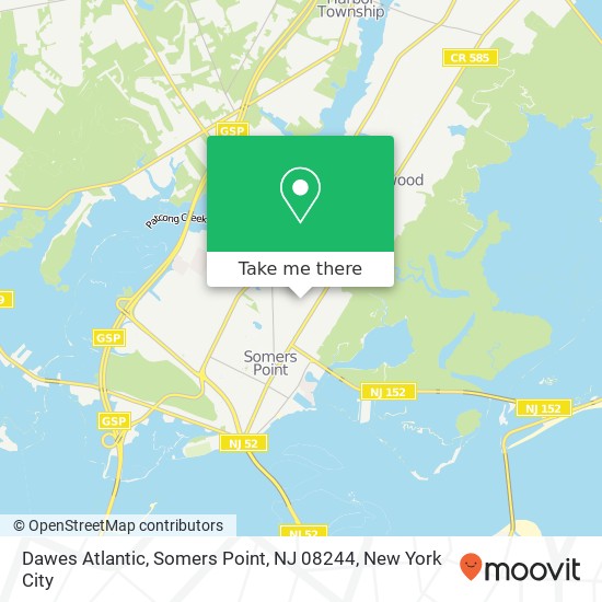 Dawes Atlantic, Somers Point, NJ 08244 map