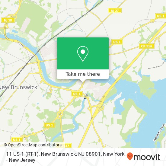 11 US-1 (RT-1), New Brunswick, NJ 08901 map