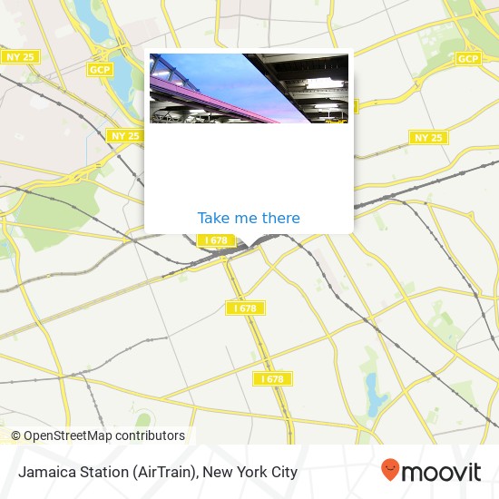 Mapa de Jamaica Station (AirTrain)