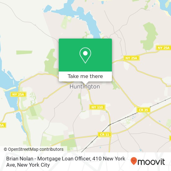 Mapa de Brian Nolan - Mortgage Loan Officer, 410 New York Ave