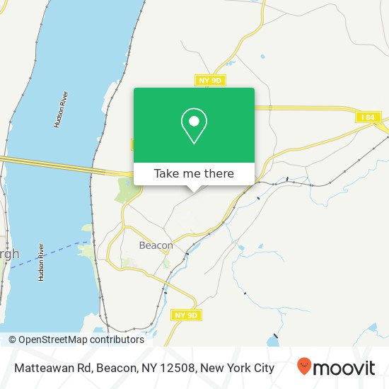 Mapa de Matteawan Rd, Beacon, NY 12508