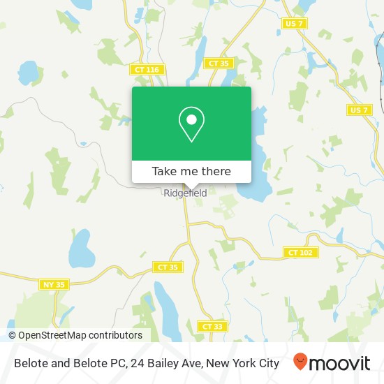 Mapa de Belote and Belote PC, 24 Bailey Ave