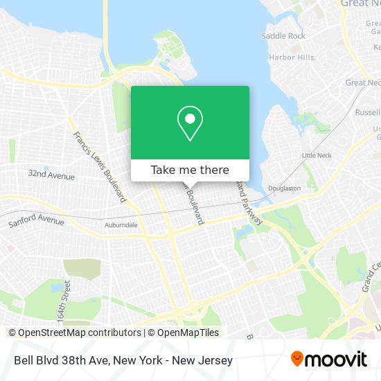 Bell Blvd 38th Ave map