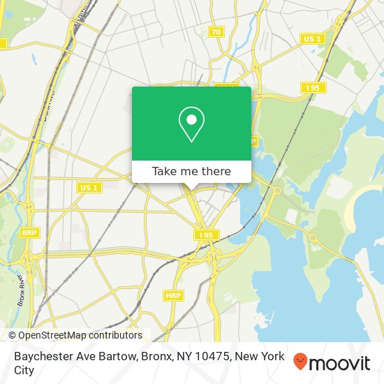 Baychester Ave Bartow, Bronx, NY 10475 map