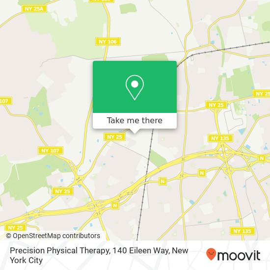 Mapa de Precision Physical Therapy, 140 Eileen Way