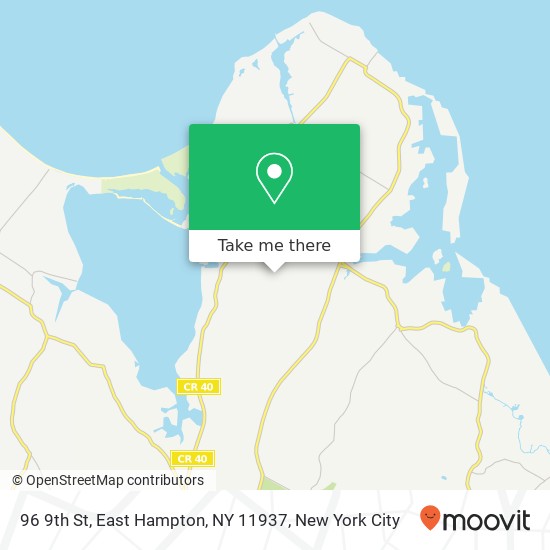 96 9th St, East Hampton, NY 11937 map