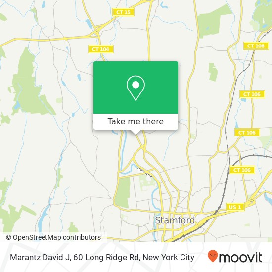 Mapa de Marantz David J, 60 Long Ridge Rd