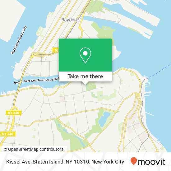 Kissel Ave, Staten Island, NY 10310 map
