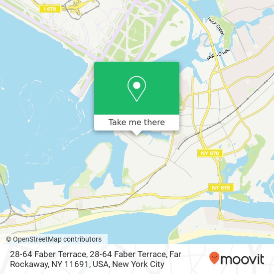 28-64 Faber Terrace, 28-64 Faber Terrace, Far Rockaway, NY 11691, USA map