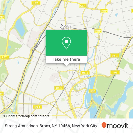 Mapa de Strang Amundson, Bronx, NY 10466