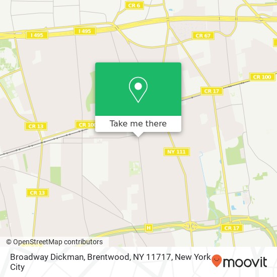 Broadway Dickman, Brentwood, NY 11717 map