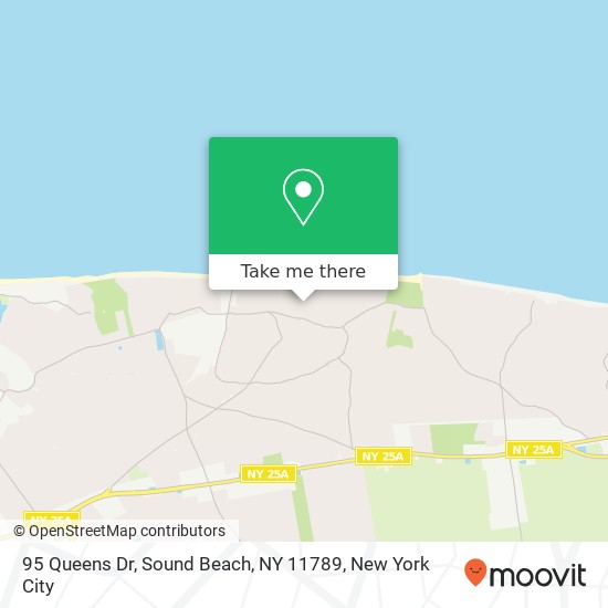 95 Queens Dr, Sound Beach, NY 11789 map