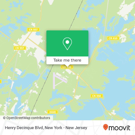 Mapa de Henry Decinque Blvd, Woodbine, NJ 08270