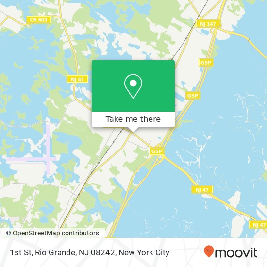 1st St, Rio Grande, NJ 08242 map