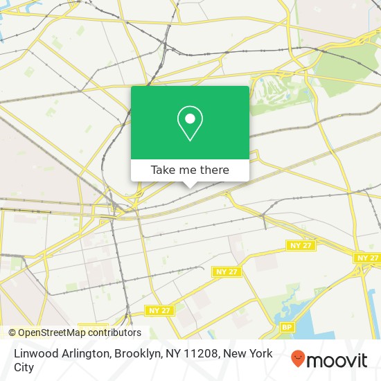 Linwood Arlington, Brooklyn, NY 11208 map