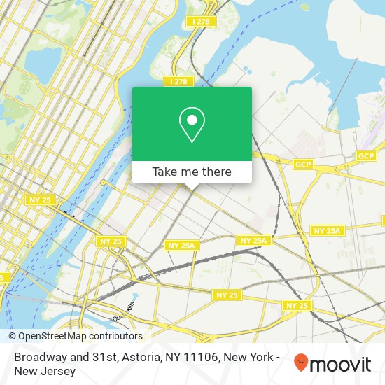 Mapa de Broadway and 31st, Astoria, NY 11106
