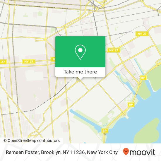 Mapa de Remsen Foster, Brooklyn, NY 11236